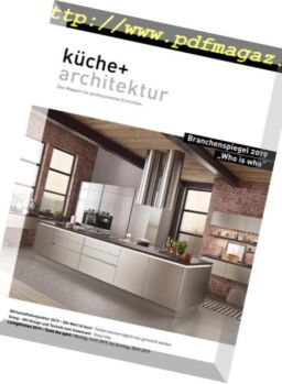 Kuche+Architektur – Dezember 2018
