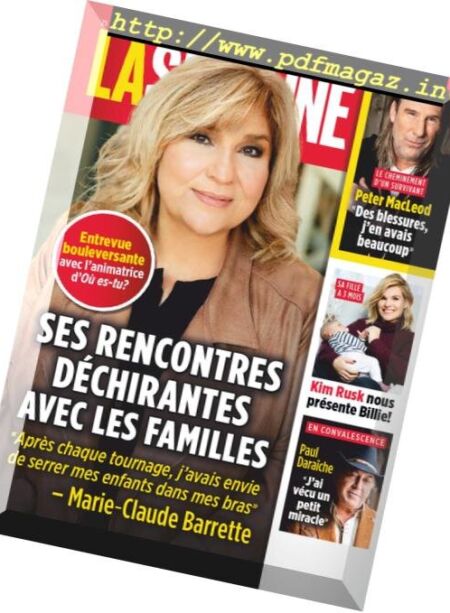 La Semaine – janvier 25, 2019 Cover