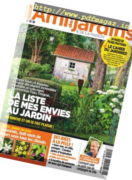 L’Ami des Jardins – janvier 2019 Cover