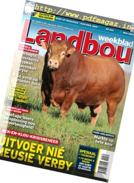 Landbouweekblad – 25 Januarie 2019 Cover