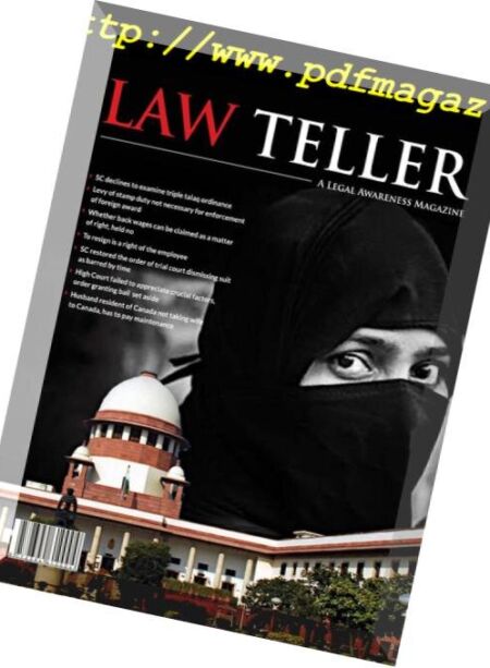 Lawteller – January 2019 Cover