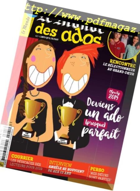 Le Monde des Ados – 19 decembre 2018 Cover