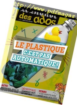 Le Monde des Ados – 23 janvier 2019