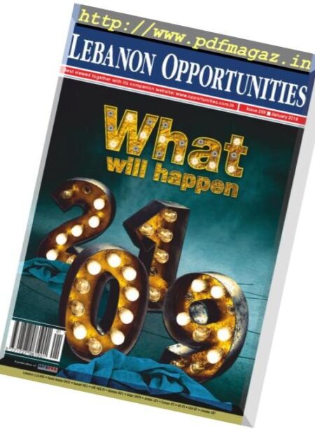Lebanon Opportunities – January 2019 Cover