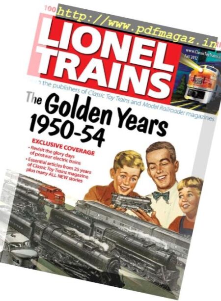Lionel Trains – 1950-54 – August 2012 Cover