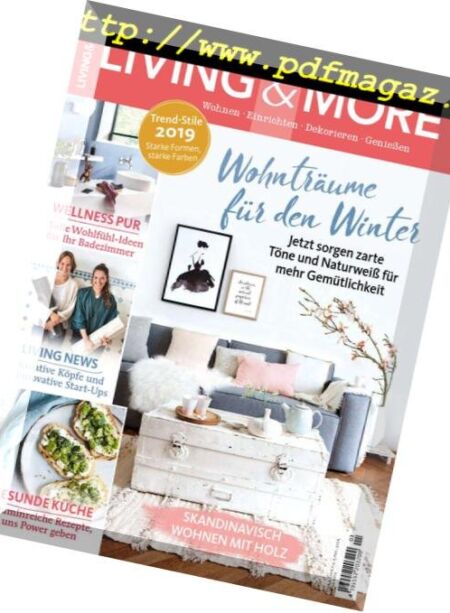 Living & More – Januar 2019 Cover