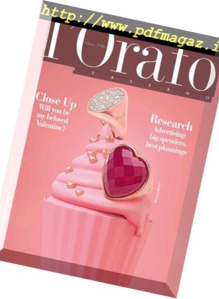l’Orafo Italiano – gennaio 2019 Cover