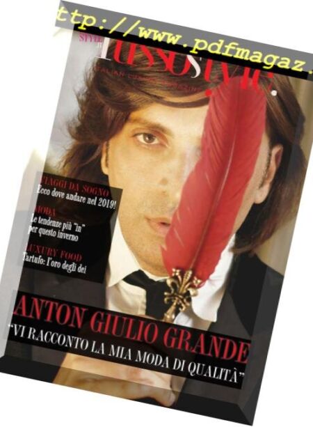 Lusso Style – Gennaio 2019 Cover