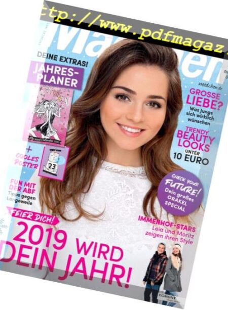 Madchen – Dezember 2018 Cover