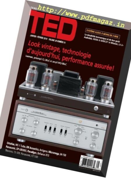 Magazine TED par QA&V – janvier 2019 Cover