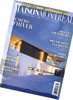 Maison Montreal – D’Hiver 2018-2019
