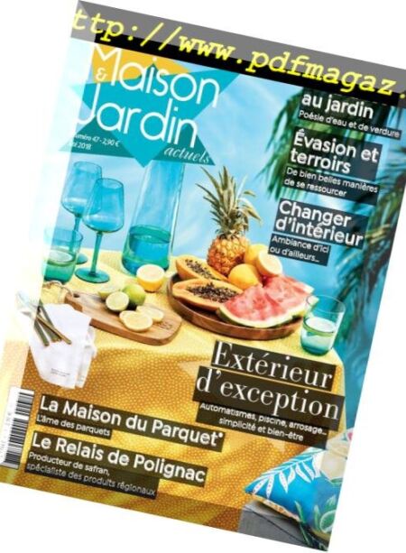 Maison&Jardin Actuels – ete 2018 Cover