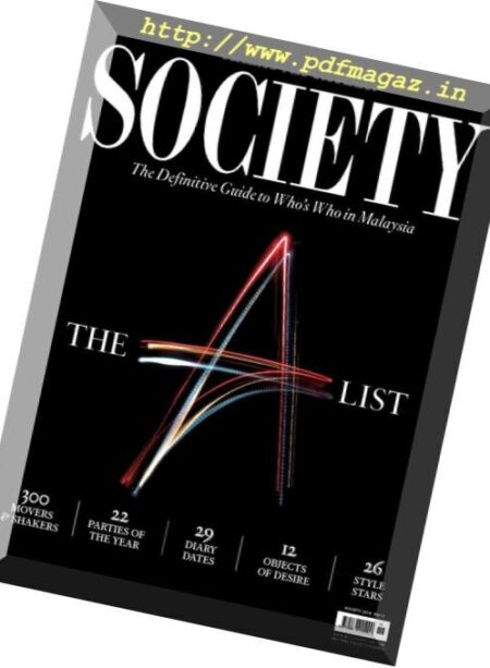 Malaysia Tatler Society – January 2019 Cover