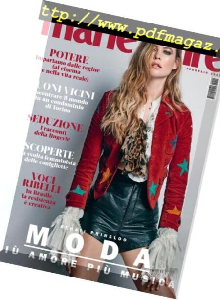 Marie Claire Italia – febbraio 2019 Cover