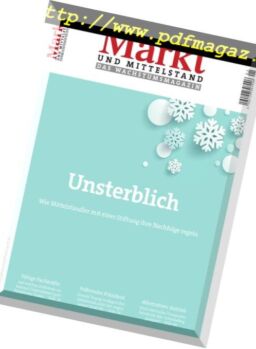 Markt und Mittelstand – Dezember 2018 – Januar 2019