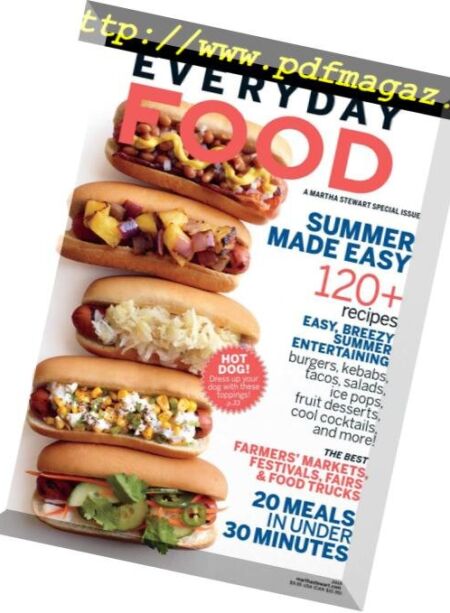 Martha Stewart Living Everyday Food – July 2015 Cover