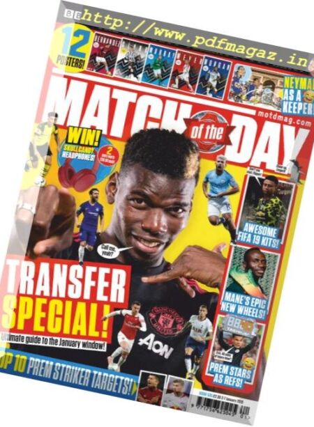 Match of the Day – 02 January 2019 Cover