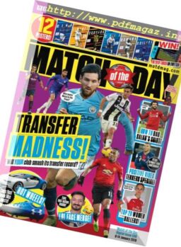 Match of the Day – 08 January 2019