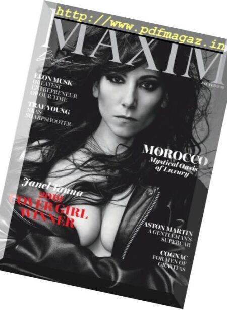 Maxim USA – January 2019 Cover
