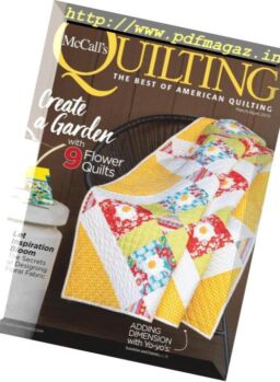 McCall’s Quilting – March-April 2019