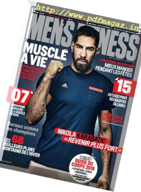Men’s Fitness France – janvier 2019 Cover