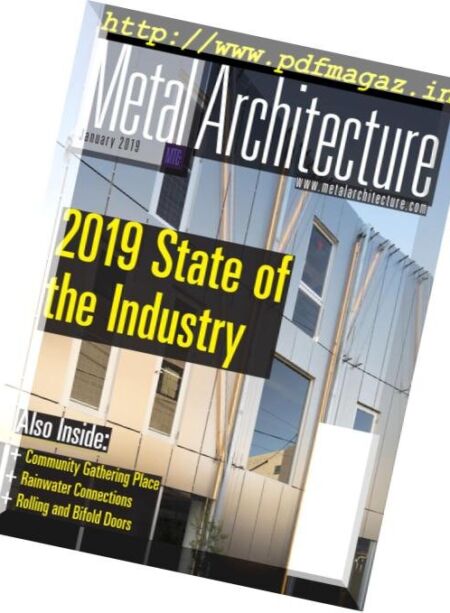 Metal Architecture – January 2019 Cover