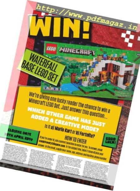 Minecraft World Magazine – April 2019 Cover