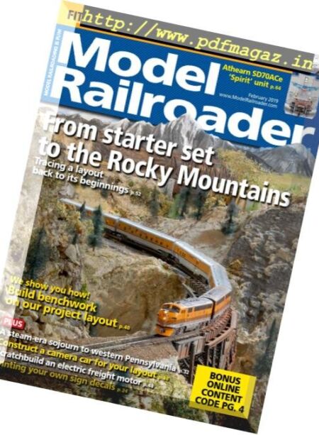 Model Railroader – February 2019 Cover