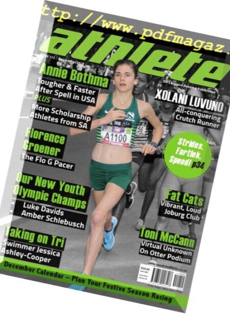 Modern Athlete Magazine – December 2018 Cover