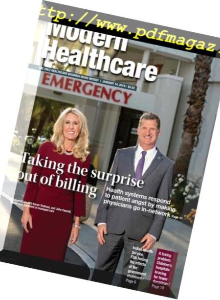 Modern Healthcare – January 14, 2019 Cover