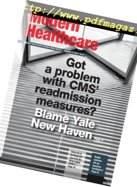 Modern Healthcare – January 21, 2019 Cover