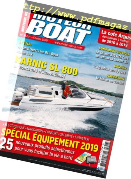 Moteur Boat – fevrier 2019 Cover