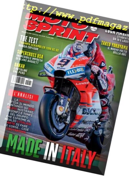 Moto Sprint – 15 Gennaio 2019 Cover
