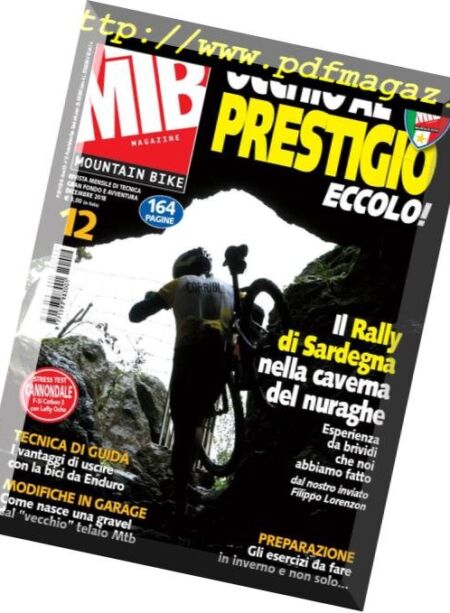 MTB Magazine – Dicembre 2018 Cover