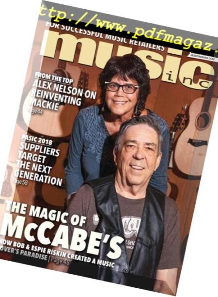 Music Inc Magazine – January 2019 Cover