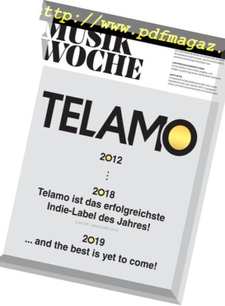 Musikwoche – 17 Dezember 2018 Cover