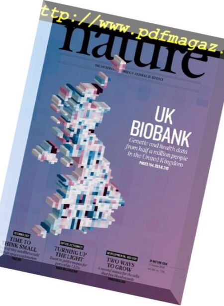 Nature – 11 October 2018 Cover
