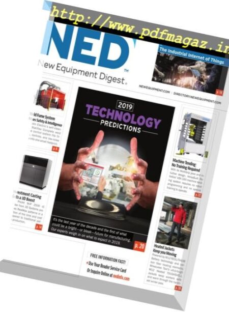 New Equipment Digest – January 2019 Cover