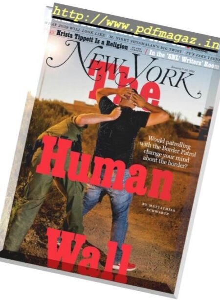 New York Magazine – January 07, 2019 Cover