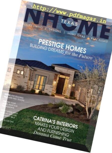 NHOME Texas – Holiday 2018 Cover
