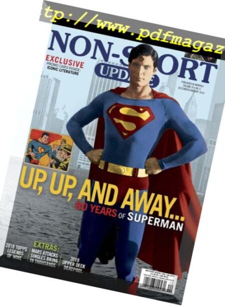 Non-Sport Update – December 2018 Cover