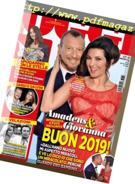 Oggi – 03 gennaio 2019 Cover