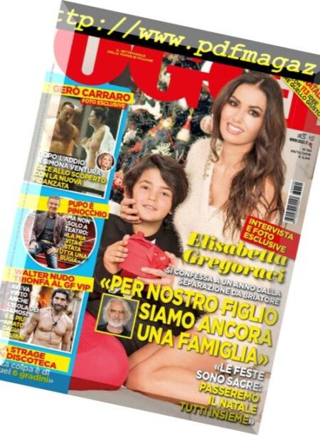 Oggi – 20 dicembre 2018 Cover