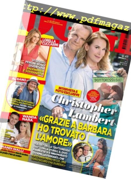 Oggi – 24 gennaio 2019 Cover