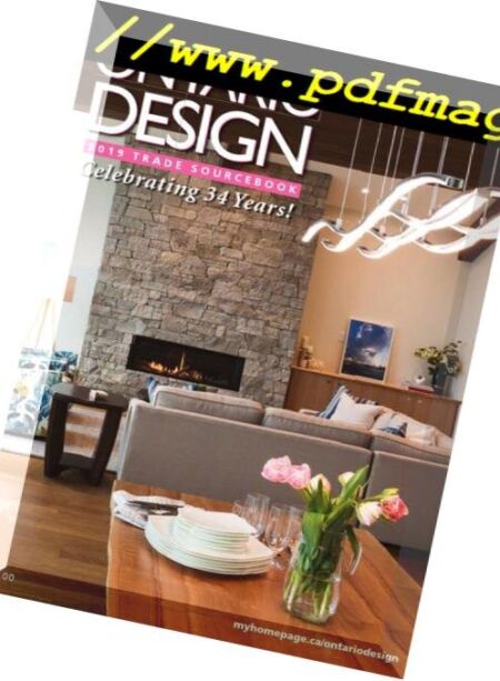 Ontario Design – Trade Sourcebook 2019 Cover
