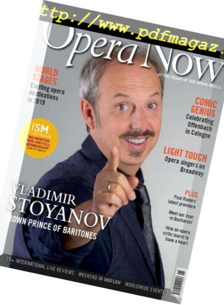 Opera Now – January 2019 Cover