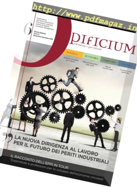 Opificium – Novembre-Dicembre 2018 Cover