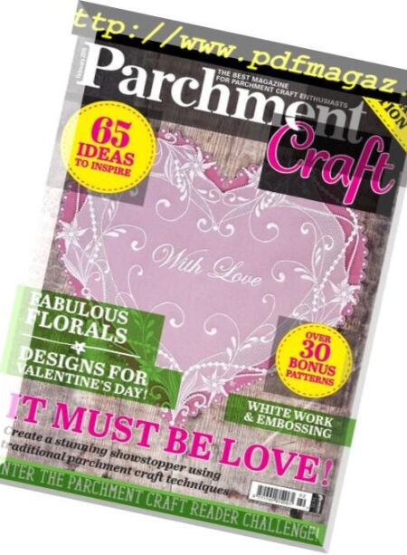 Parchment Craft – January 2019 Cover