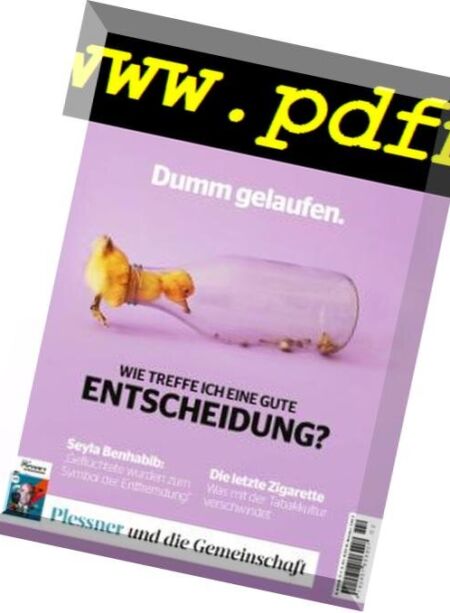 Philosophie Magazin Germany – Februar-Marz 2019 Cover