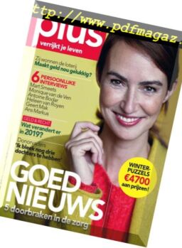 Plus Magazine Netherlands – Januari 2019